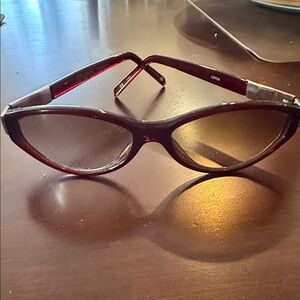 Brighton Vintage Red Women's Cat-Eye Sun Glasses